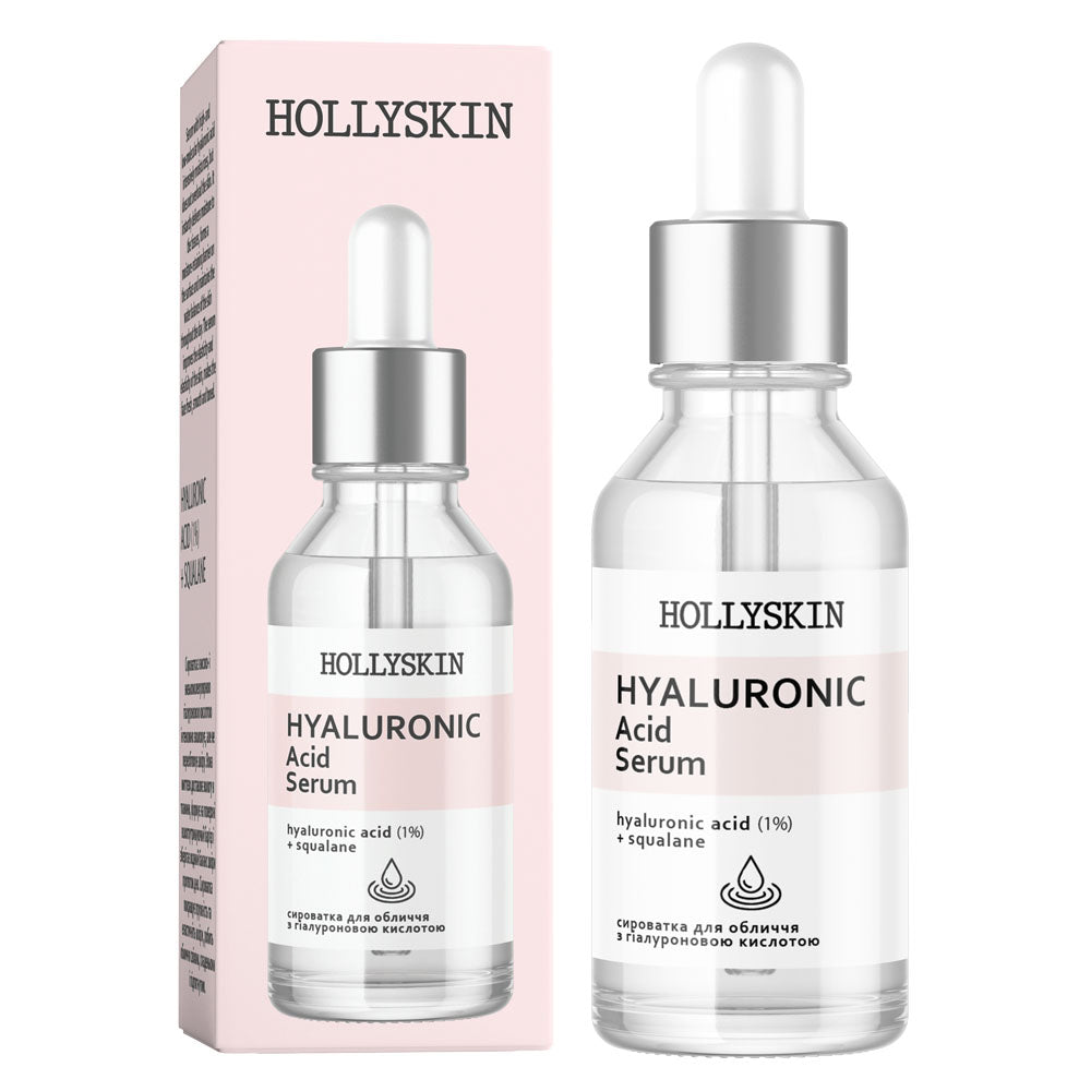 Сироватка для обличчя HOLLYSKIN Hyaluronic Acid з гіалуроновою кислотою