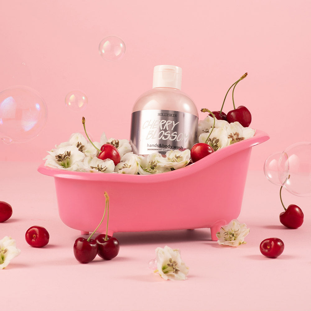 Зволожувальний гель для миття рук і тіла HOLLYSKIN Cherry Blossom