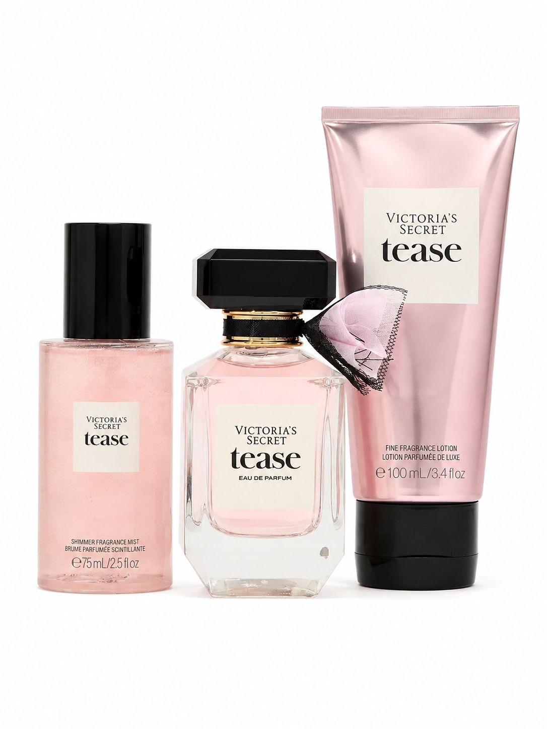 Подарунковий набір Tease 3-Piece Full-Sized Victoria's Secret