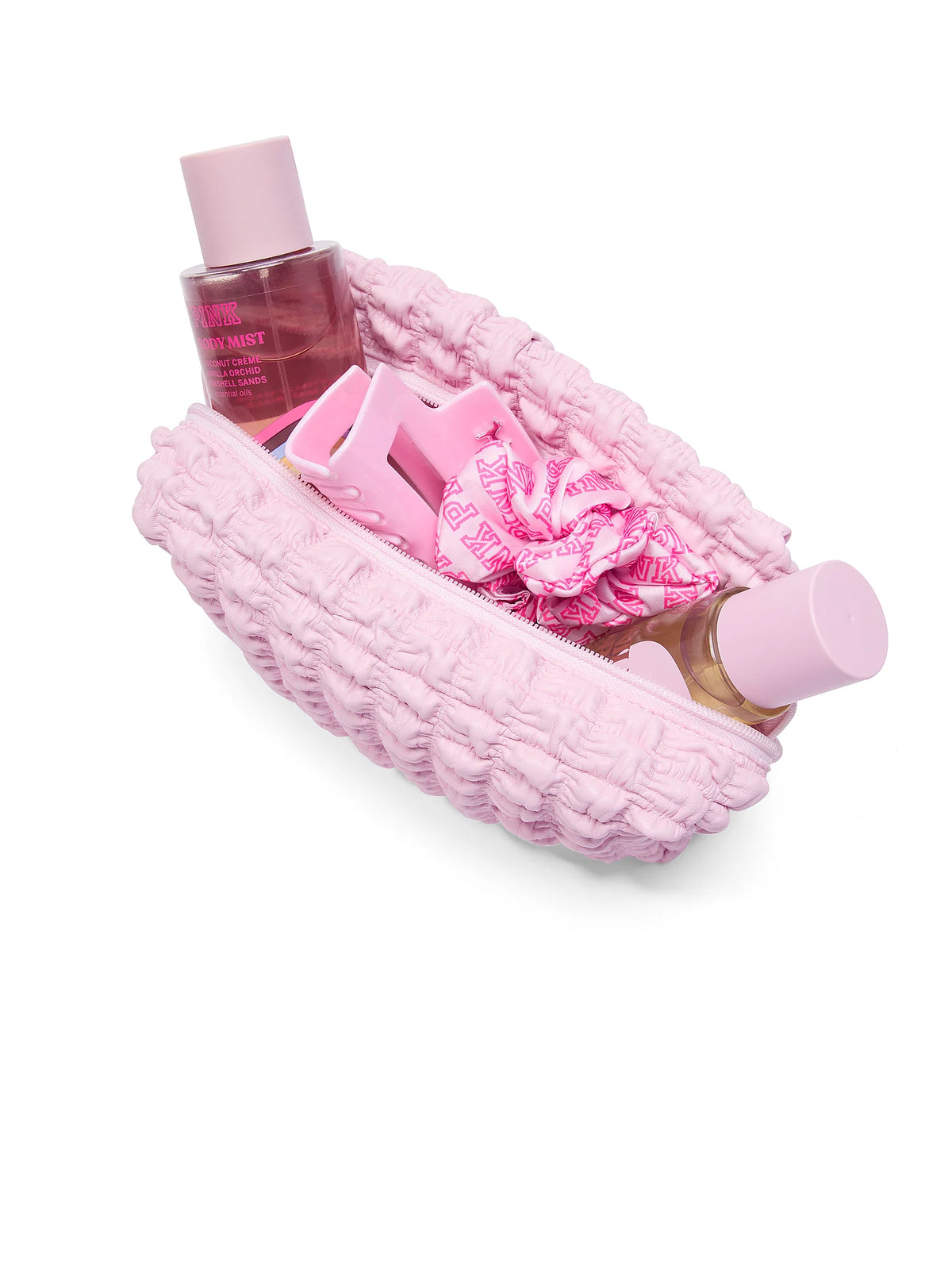 Косметичка PINK Top-Zip Makeup Bag Pink Tulip Victoria’s Secret