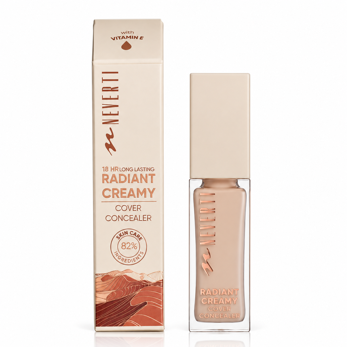 Консилер Radiant Creamy Cover NEVERTI NP303