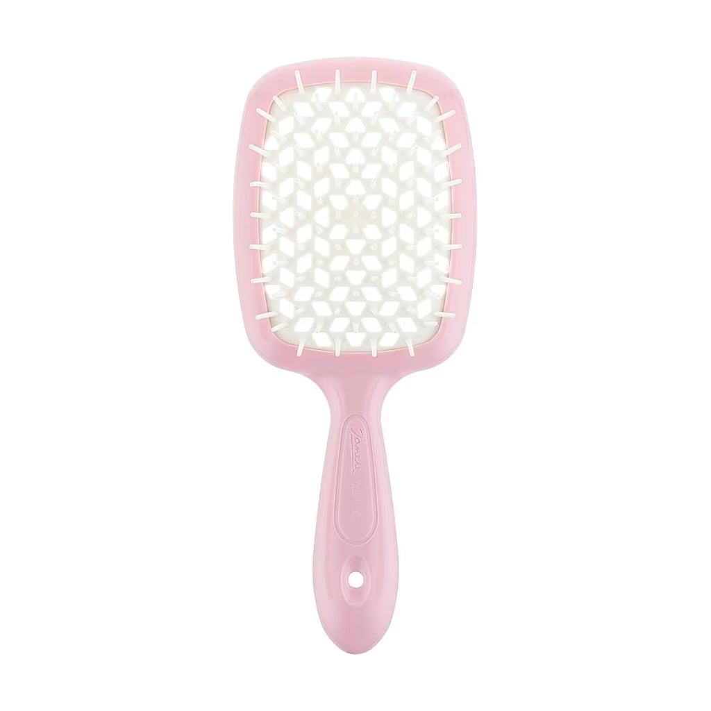 Розчіска для волосся Janeke Superbrush 1830 The Original Italian Patent Рожево-біла