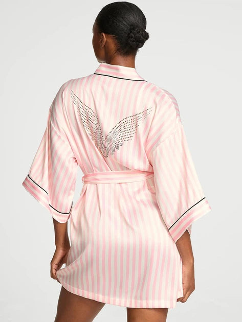 Халат Victoria's Secret Backstage Satin Sparkle Short Robe
