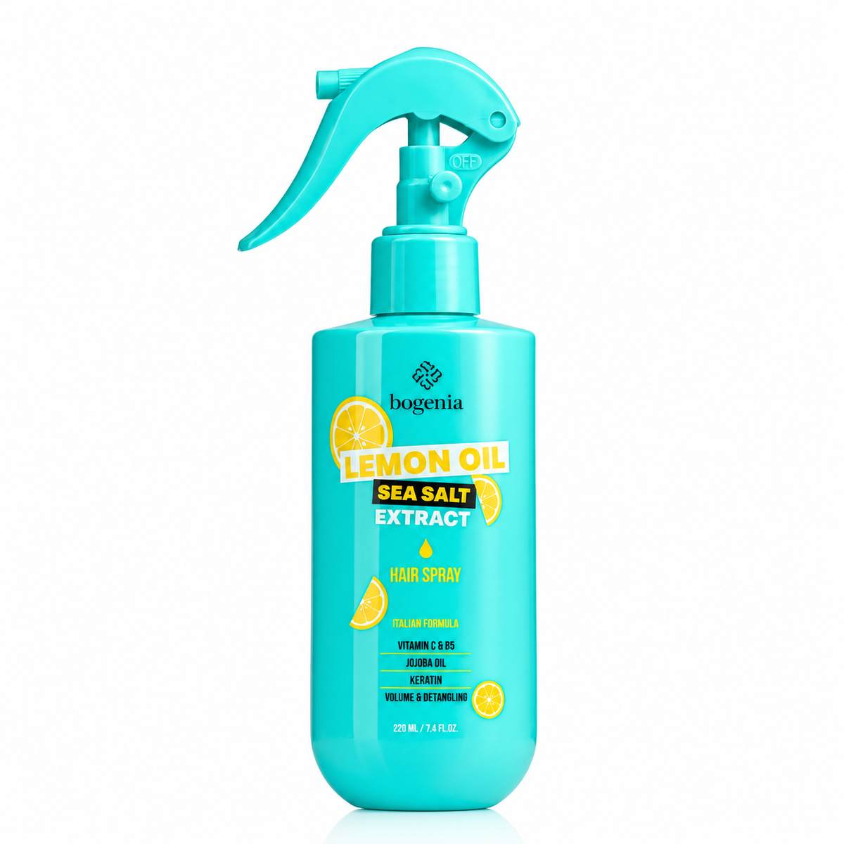 Спрей для волосся Lemon Oil & Sea Salt Spray Bogenia