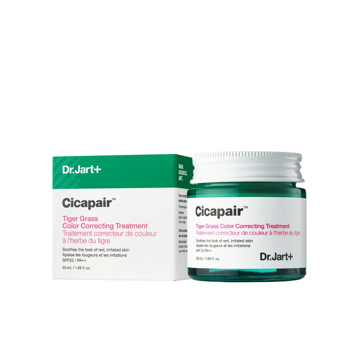 Dr.Jart+ - Коригувальний крем для обличчя - Cicapair™ Tiger Grass Color Correcting Treatment