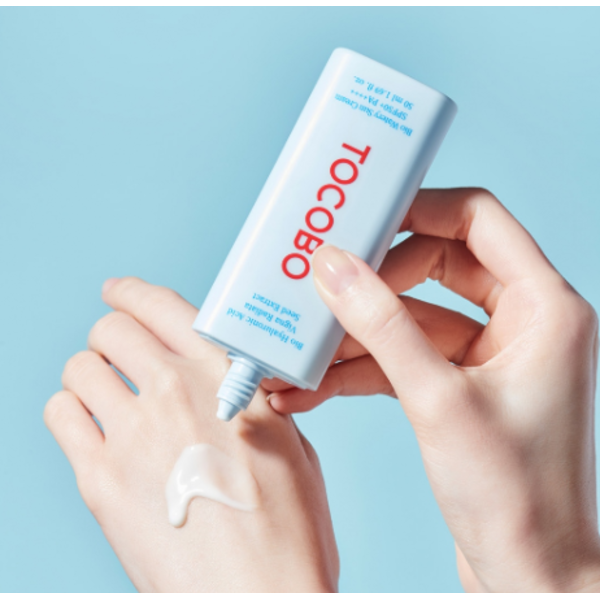 Зволожувальний сонцезахисний крем для обличчя Tocobo Bio Watery Sun Cream, SPF 50+ PA++++