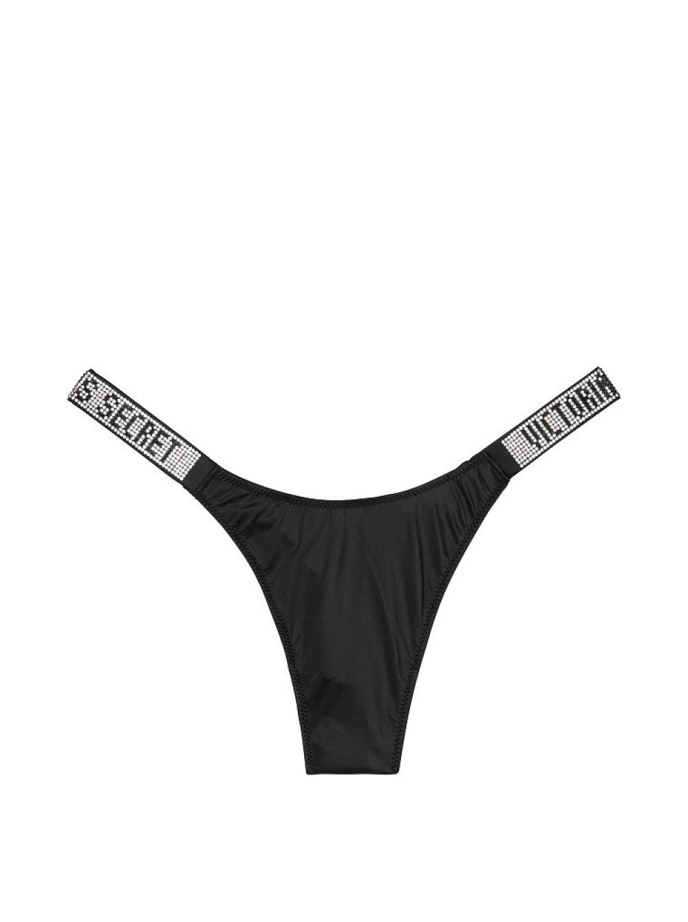 Трусики зі Стразами Very Sexy Shine Strap Thong Panty Black