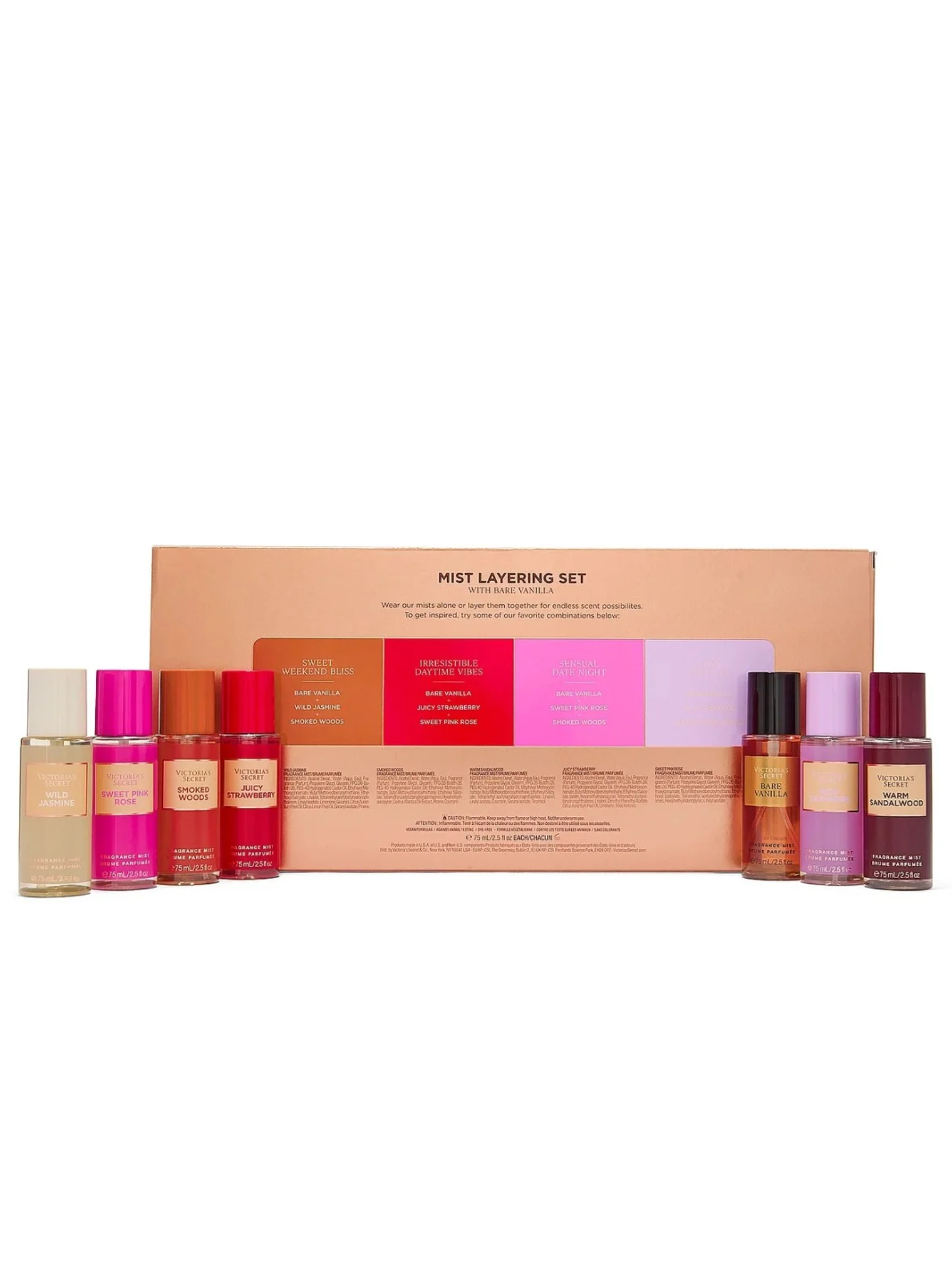 Подарунковий набір 7-Piece Fragrance Mist Layering Gift Set Victoria's Secret