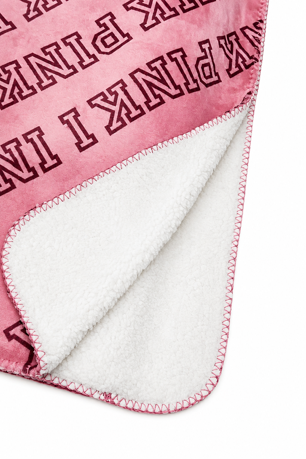 Плед Victoria's Secret Cozy Logo Pink