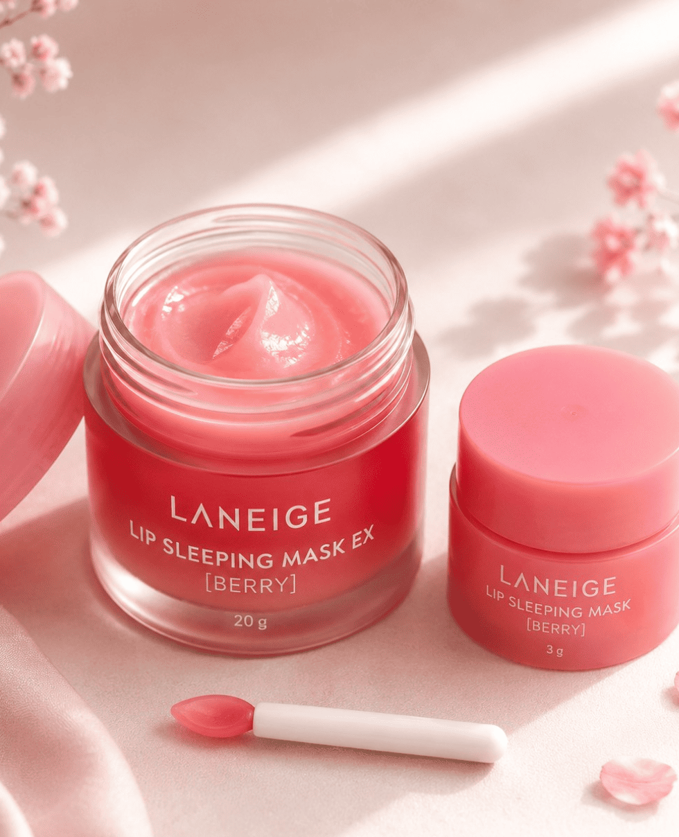 Нічна відновлююча маска для губ на ягідних екстрактах LANEIGE Lip Sleeping Mask