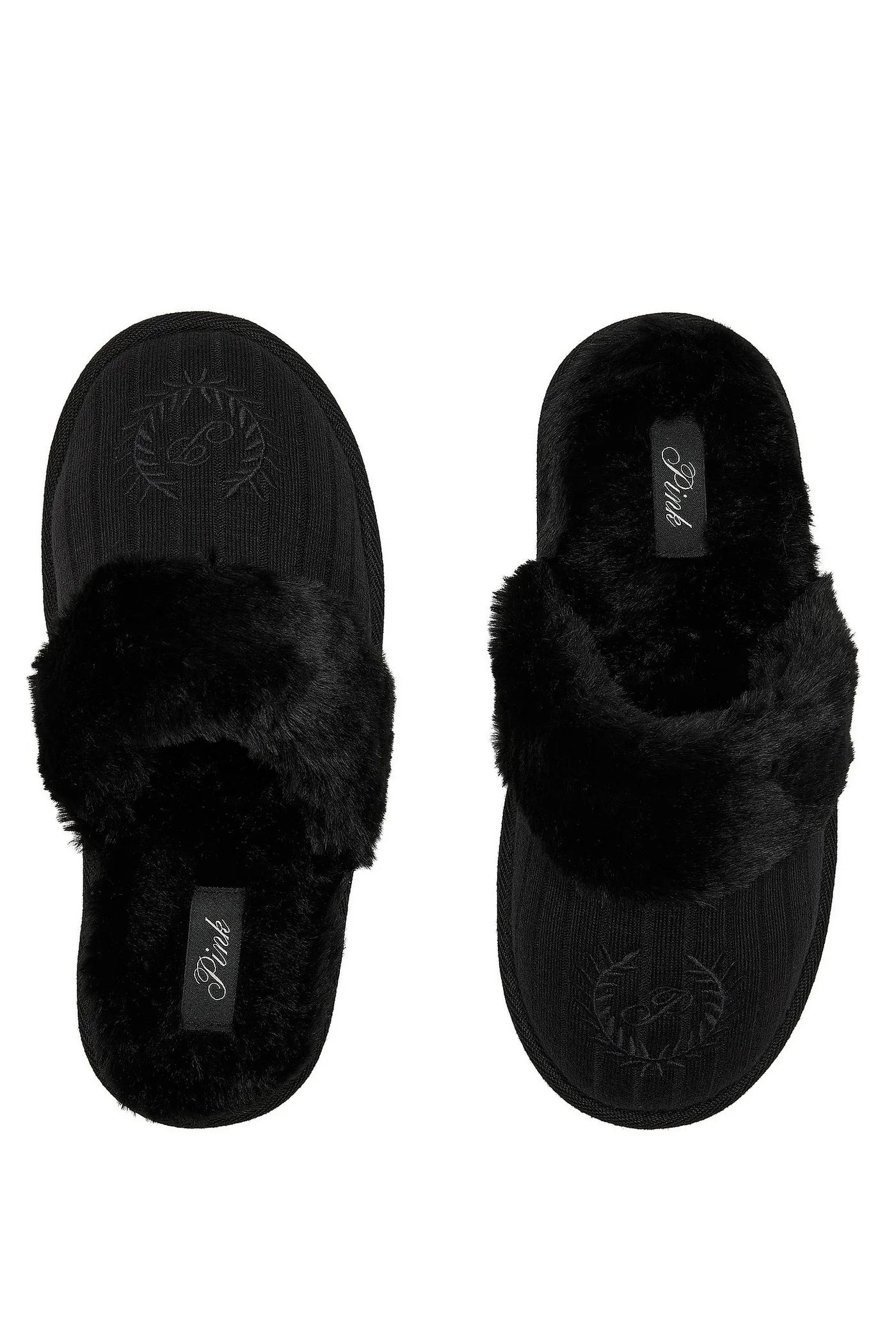 Тапочки Домашні Victoria’s Secret Cable Knit Slippers PINK