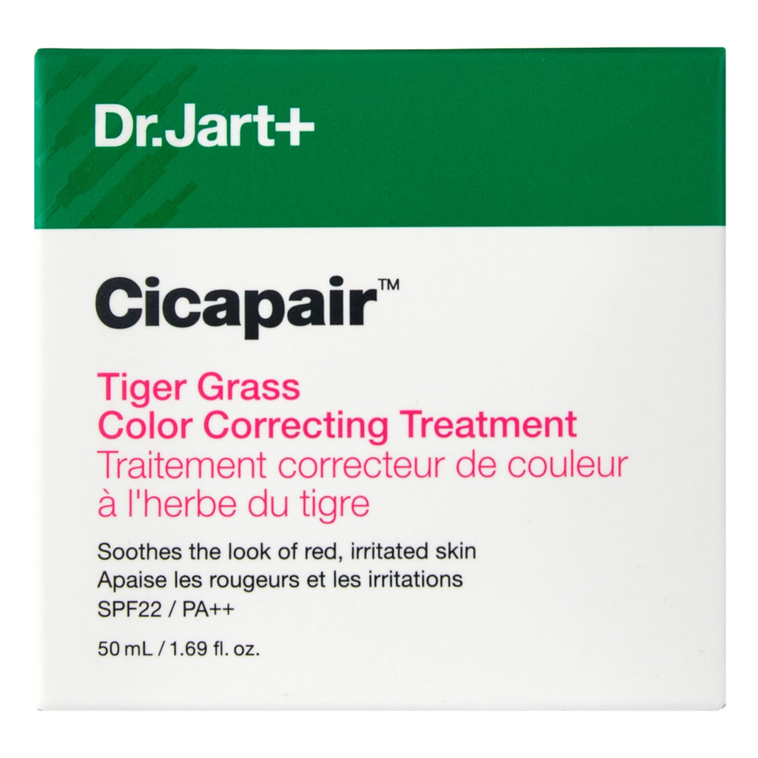 Dr.Jart+ - Коригувальний крем для обличчя - Cicapair™ Tiger Grass Color Correcting Treatment